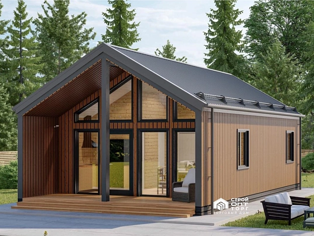 Дом "БАРН" 66 м²